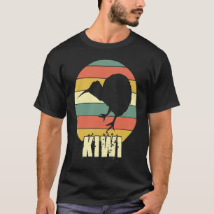 Retro Vintage Classic Silhouette Kiwi T-Shirt
