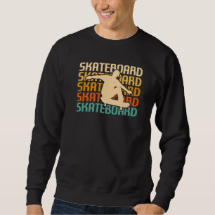 Retro Vintage Classic Skateboard Skateboarding Ska Sweatshirt