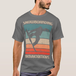 Retro Vintage Classic Snowboarding Snowboard Snowb T-Shirt