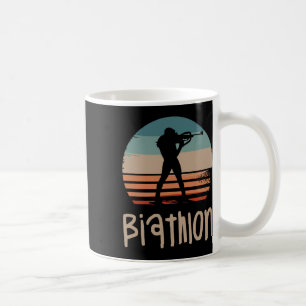 Retro Vintage Clic Biathlon Biathlete Coffee Mug