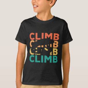 Retro Vintage Climbing Gift For Climbers T-Shirt