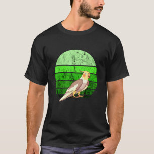Retro Vintage Cockatiel Bird Cockatoo Parrot Pet T-Shirt