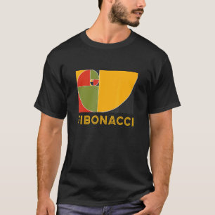 Retro Vintage Colors Abstract Golden Ratio Fibonac T-Shirt