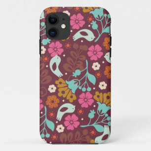Retro Vintage Colourful Flowers Case