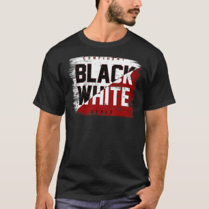 Retro Vintage Confident Black And White  Style  Te T-Shirt