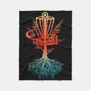 Retro Vintage Cool Disc Golf Player Certified Sket Fleece Blanket