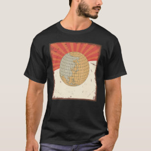 Retro Vintage Cool World Globe Earth Geography T-Shirt
