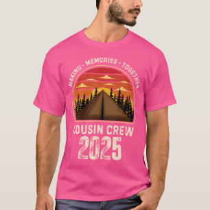 Retro Vintage Cousin Crew 2025 Camper Matching Cam T-Shirt