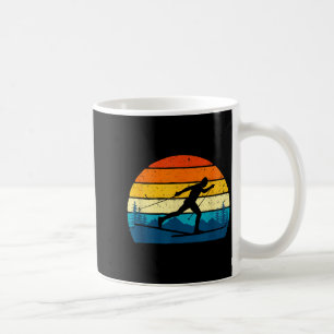 Retro vintage cross-country skiing - winter sports coffee mug