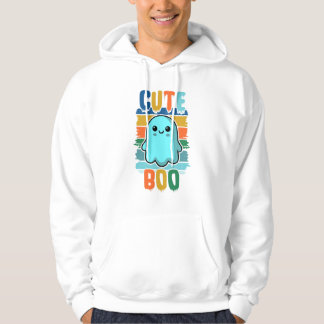 Retro Vintage Cute Halloween Ghost Hoodie