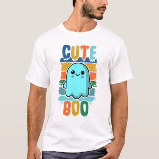 Retro Vintage Cute Halloween Ghost T-Shirt