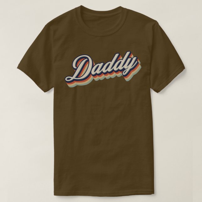 Retro Vintage Daddy T-Shirt (Design Front)