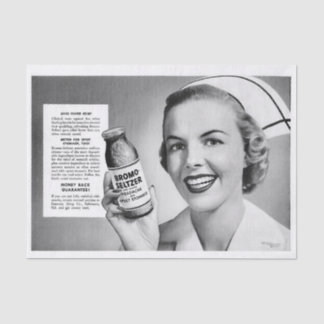 Retro Vintage Decoupage Nurse Art Tissue Paper