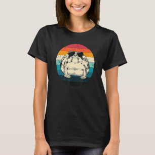 Retro Vintage Desert Rain Frog with Sunglasses Ani T-Shirt