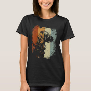 Retro Vintage Design English Setter Dog T-Shirt