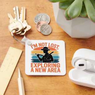 Retro Vintage Design funny saying Surveyor gift Key Ring