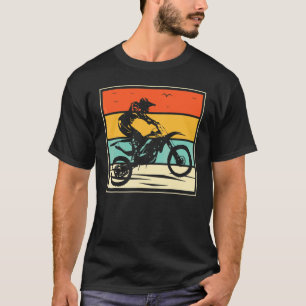 Retro Vintage Dirt Bike Motocross Apparel T-Shirt