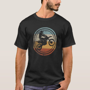 Retro Vintage Dirt Bike Motocross T-Shirt