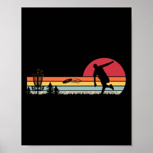 Retro Vintage Disc Golf _1 Poster