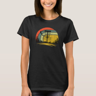 Retro Vintage Disc Golf Frolf Flying Disc Golf Pla T-Shirt