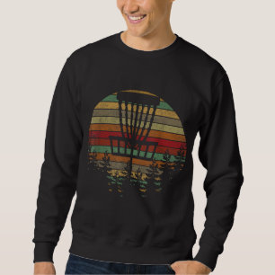 Retro Vintage Disc Golf Frolf Flying Disc Sport Sweatshirt