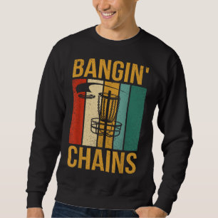 Retro Vintage Disc Golf Funny Frisbee Golf Disc Sp Sweatshirt