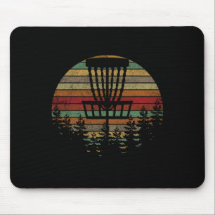 Retro Vintage Disc Golf Shirt Frolf Flying Disc Sp Mouse Mat