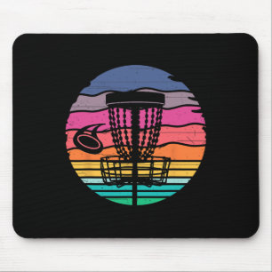 Retro Vintage Disc Golf Shirts Disc Golf Clothing Mouse Mat