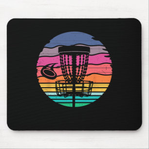 Retro Vintage Disc Golf Shirts Disc Golf Clothing Mouse Mat