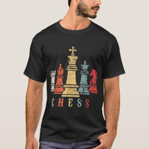 Retro Vintage Distressed Chess Set Checkmate Gift T-Shirt