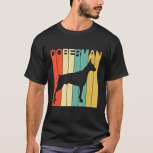 Retro Vintage Doberman  - Doberman Owner Birthday T-Shirt