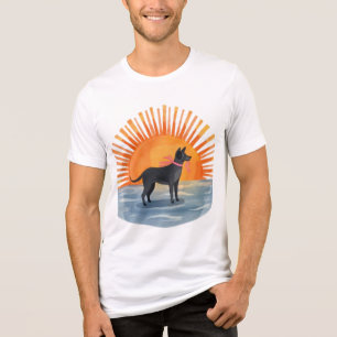 Retro Vintage Dog Breed Shirt 90s Style Distress