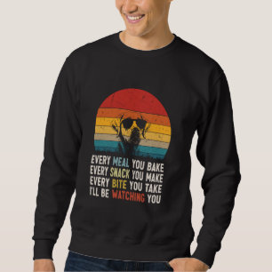 Retro Vintage Dog Funny Labrador Dog Owner Lover D Sweatshirt