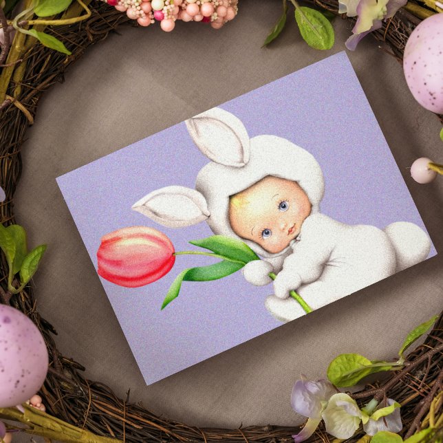 Retro vintage Easter Holiday Card (Creator Uploaded)