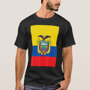 Retro Vintage Ecuadorian National Flag T-Shirt