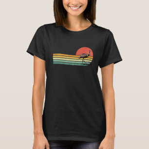 Retro Vintage Emu Bird Ornithology Bird Birdwatch T-Shirt