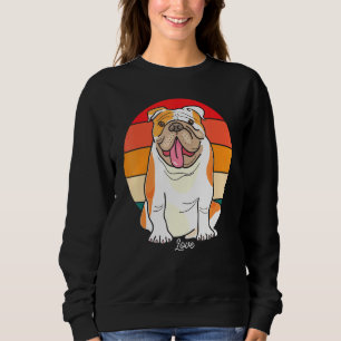 Retro Vintage English Bulldog Sweatshirt