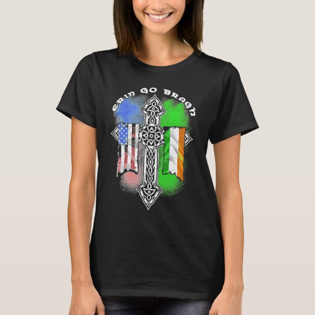 Retro Vintage Erin Go Bragh T-Shirt (Front)