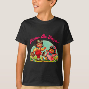 Retro Vintage Es Be Trippin Funny Humour Sarcastic T-Shirt