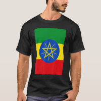Retro Vintage Ethiopian National Flag Ethiopia