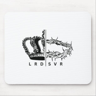 Retro Vintage Faith Jesus Christian Lord And Savio Mouse Mat