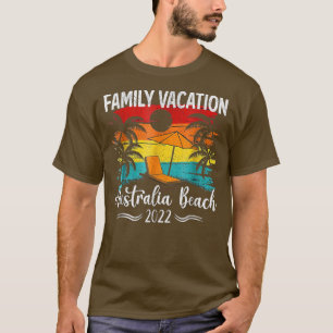 Retro Vintage family Vacation 2022 Australia Beach T-Shirt