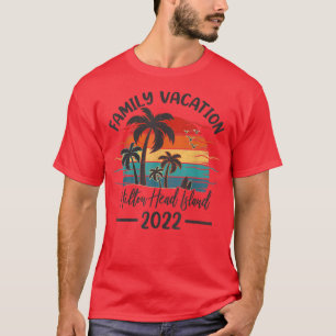 Retro Vintage Family Vacation 2022 Hilton Head Isl T-Shirt