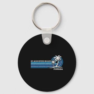Retro Vintage Family Vacation Florida St. Augustin Key Ring