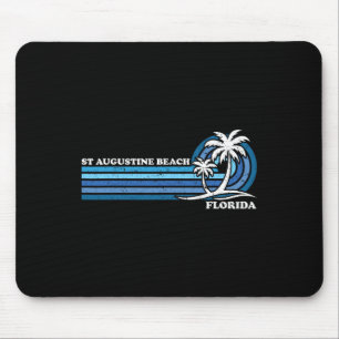 Retro Vintage Family Vacation Florida St. Augustin Mouse Mat