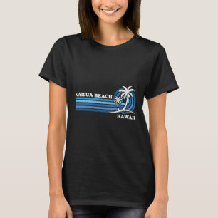 Retro Vintage Family Vacation Hawaii Kailua Beach T-Shirt