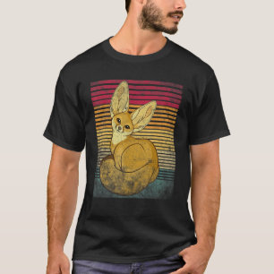 Retro Vintage Fennec Fox Cute Foxes T-Shirt