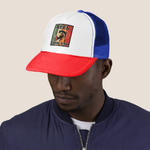 Retro Vintage Fishing Reel Cool Dad Fishing Lover Trucker Hat