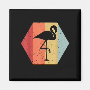Retro Vintage Flamingo Cute Flamingo Lover Magnet