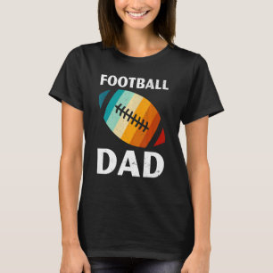 Retro Vintage Football Dad Family Matching Father T-Shirt